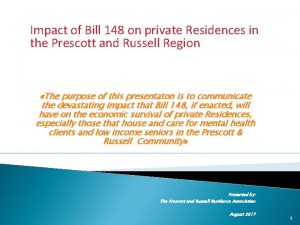 Impact of Bill 148 on private Residences in