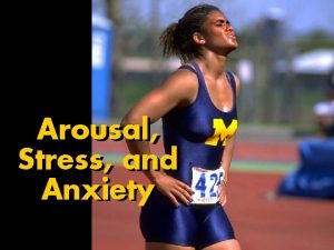 Arousal Stress and Anxiety Defining Arousal Stress and