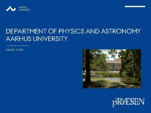 Aarhus university physics