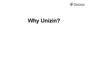 Why Unizin Introductions Patrick J Burns Elias G