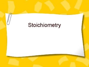 Stoichiometry What is Stoichiometry Stoichiometry is a mathematical