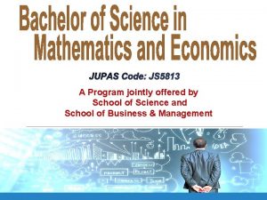 JUPAS Code JS 5813 A Program jointly offered