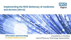 Nhs dictionary of medicines and devices