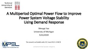 A Multiperiod Optimal Power Flow to Improve Power