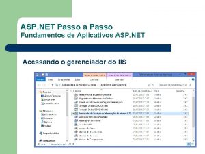 ASP NET Passo a Passo Fundamentos de Aplicativos