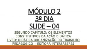 Tendência liberal renovada progressivista slide