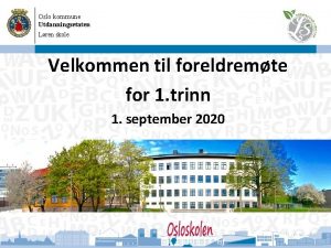 Oslo kommune Utdanningsetaten Lren skole 01 09 2020