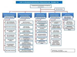 Carta organisasi bahagian perkembangan perubatan