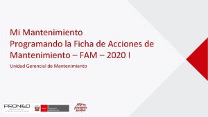 Mi Mantenimiento Programando la Ficha de Acciones de