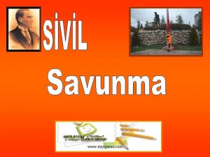 www slaytyerim com TAKDM PLANI Sivil Savunma Kavramnn