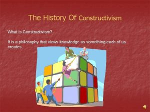 History of constructivism