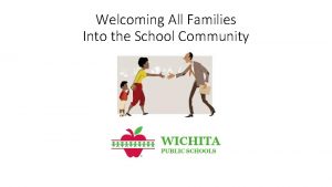 Welcoming all families into the school community