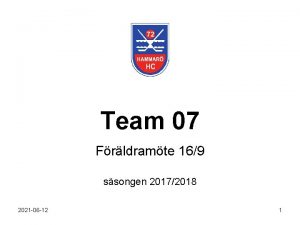 Team 07 Frldramte 169 ssongen 20172018 2021 06