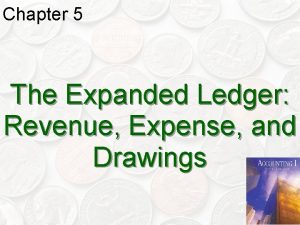 Chapter 5 The Expanded Ledger Revenue Expense and