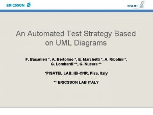 PISATEL An Automated Test Strategy Based on UML
