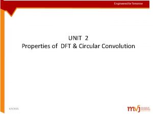 Properties of circular convolution