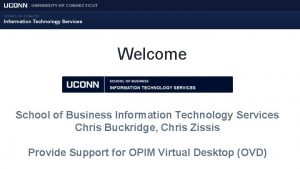 Uconn vmware