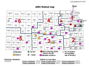 Last updated 4112017 Pilot e WIC Rollout map