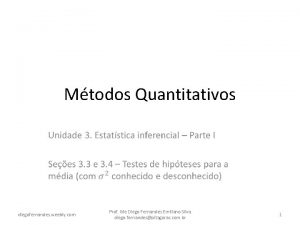 Mtodos Quantitativos diegofernandes weebly com Prof Me Diego