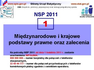 www spis gov pl Gwny Urzd Statystyczny www