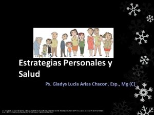 Estrategias Personales y Salud Ps Gladys Lucia Arias