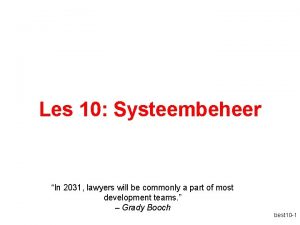 Les 10 Systeembeheer In 2031 lawyers will be