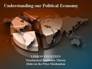 Understanding our Political Economy LESSON FOURTEEN Neoclassical Economic