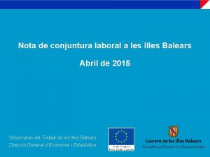 Nota de conjuntura laboral a les Illes Balears