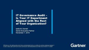 IT Governance Audit Is Your IT Department Aligned