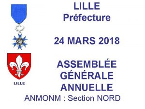 LILLE Prfecture 24 MARS 2018 LILLE ASSEMBLE GNRALE