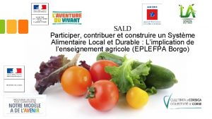 SALD Participer contribuer et construire un Systme Alimentaire