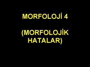 Morfoloj