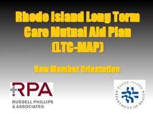 Rhode Island Long Term Care Mutual Aid Plan