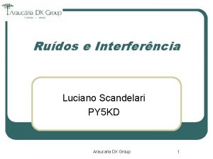 Rudos e Interferncia Luciano Scandelari PY 5 KD