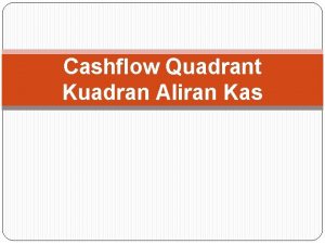 Teori cashflow quadrant