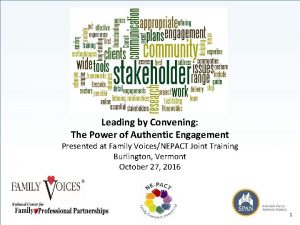 Leading by Convening The Power of Authentic Engagement