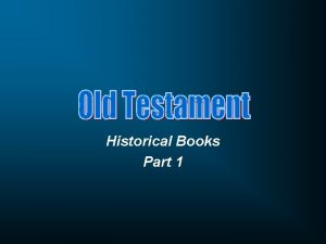 Historical Books Part 1 Pentateuch Genesis Exodus Leviticus