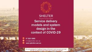 Service delivery models and system design in the