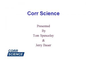 Jerry corr Jerry corr