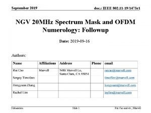 September 2019 doc IEEE 802 11 191473 r
