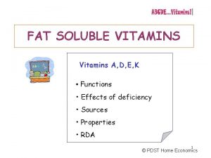 Adek vitamins water soluble