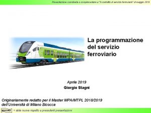 Presentazione coordinata e complementare a Il contratto di