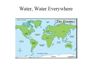 Water Water Everywhere Water as Liquid Rainwater Water