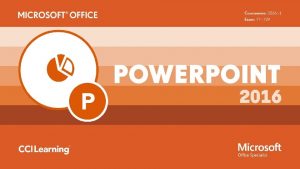 Microsoft Office Power Point 2016 Microsoft Office Power