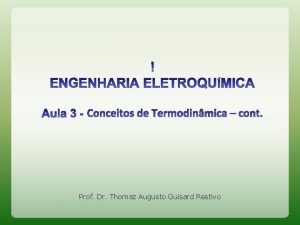 Prof Dr Thomaz Augusto Guisard Restivo TERMODIN MICA