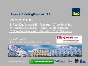 Banco Ita Holding Financeira S A Apresentao 2004