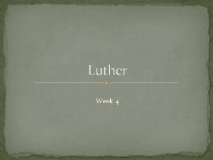 Luther Week 4 Large Catechism Third Article deals