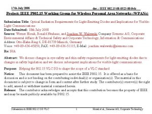 17 th July 2008 doc IEEE 802 15