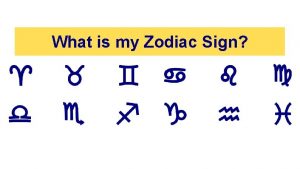 Zodiac for january 20