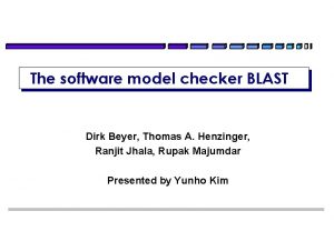 Blast model checker